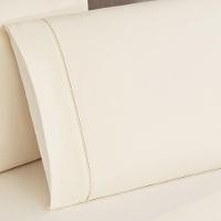 Jogo Cama Lençol Home Basic Queen 180 Fios C/ Ponto Palito 4 Peças - Palha - 5