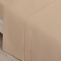 Jogo Cama Lençol Home Basic Casal 180 Fios C/ Ponto Palito 4 Peças - Cáqui - 2