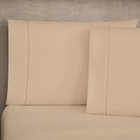 Jogo Cama Lençol Home Basic Casal 180 Fios C/ Ponto Palito 4 Peças - Cáqui - 3