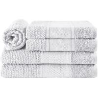 Jogo De Banho Toalhas Livy 5 Peças Branco - 1