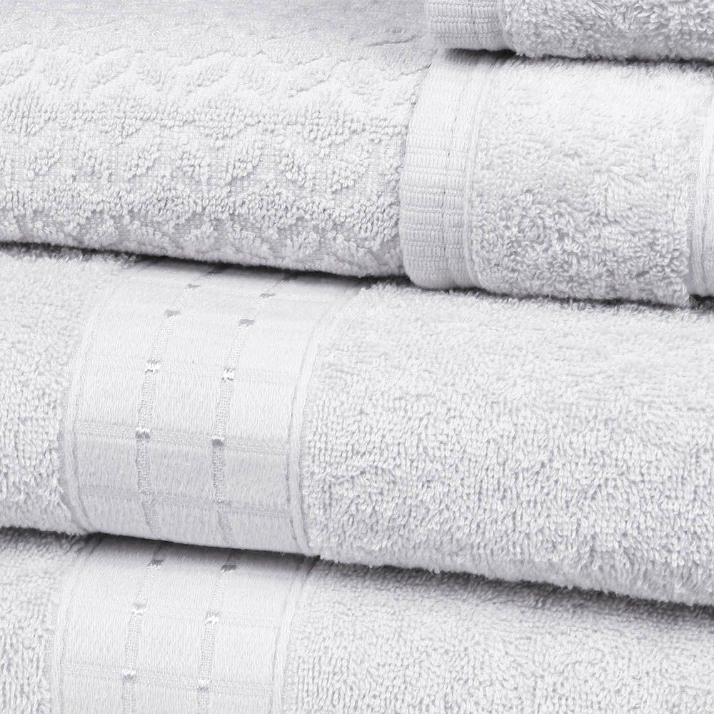 Jogo De Banho Toalhas Magic 5 Peças Branco - 2