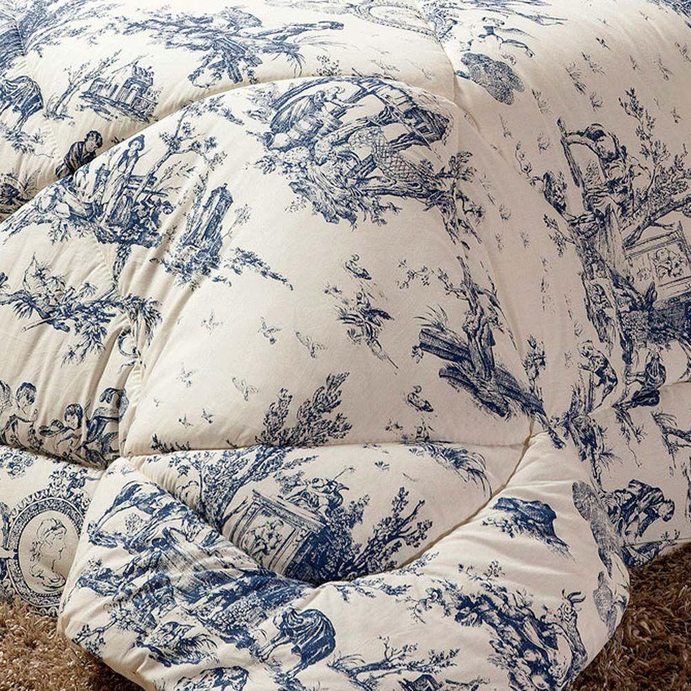 Kit Edredom Martin Queen Estampado + Lençol 07 Peças - Palha - 4