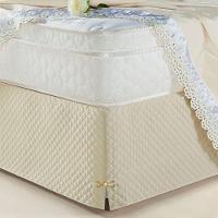 Saia Cama Box King Tunísia Matelada C/ Pingente Bege - 1