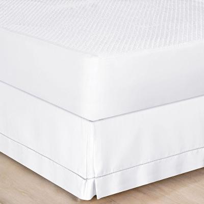 Saia Cama Casal Padrão Box Branca