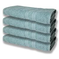 4 Toalhas Super Felpudas Grande E Grossa Algodão 80x150 Verde - 1