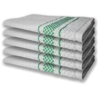 5 Panos De Prato Atoalhado Felpudo 370G/M² Premium Verde - 1