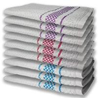 9 Panos De Prato Atoalhado Felpudo Premium Az+Rs+Rx - 1