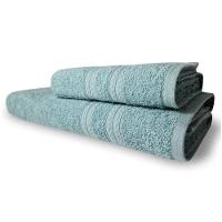 Jogo 2 Toalhas Lisboa 1 Banho 1 Rosto Grossa 100% Algodão 430g/m² Verde - 3