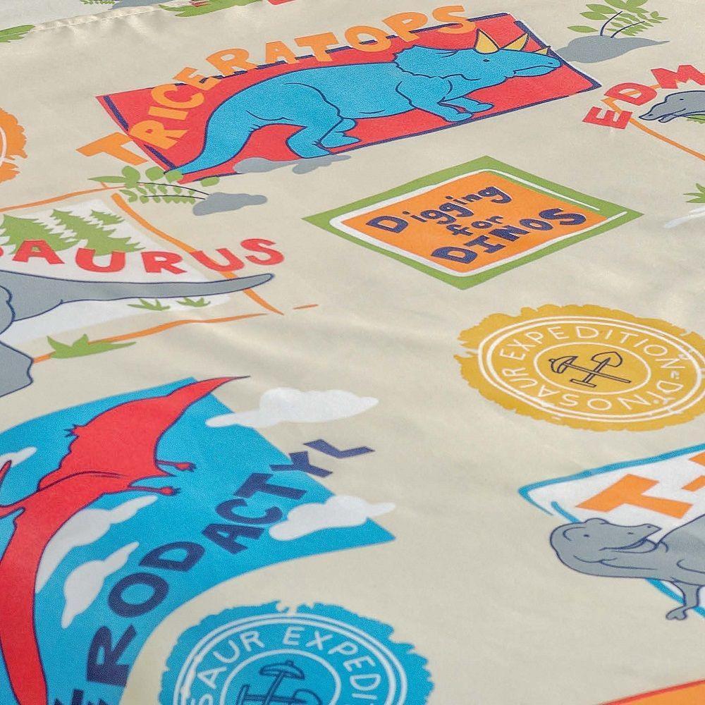 Jogo De Cama Solteiro Babel Em Microfibra 3 Pçs Kids Dino - 2