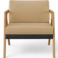 Kit 04 Poltronas Sala L02 Couríssimo Preto Linho Bege Escuro