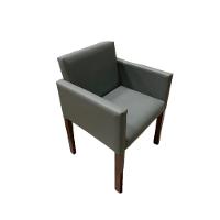 Kit 6 Poltronas Nina Executiva Em Tecido Sintético - Cinza - Cor: Cinza - 5