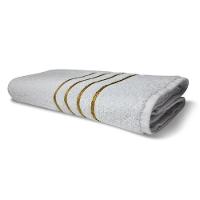 Jogo De Toalha 2 Banho 2 Rosto - 4pçs Coleção Dubai 100% Algodão Branca - 3