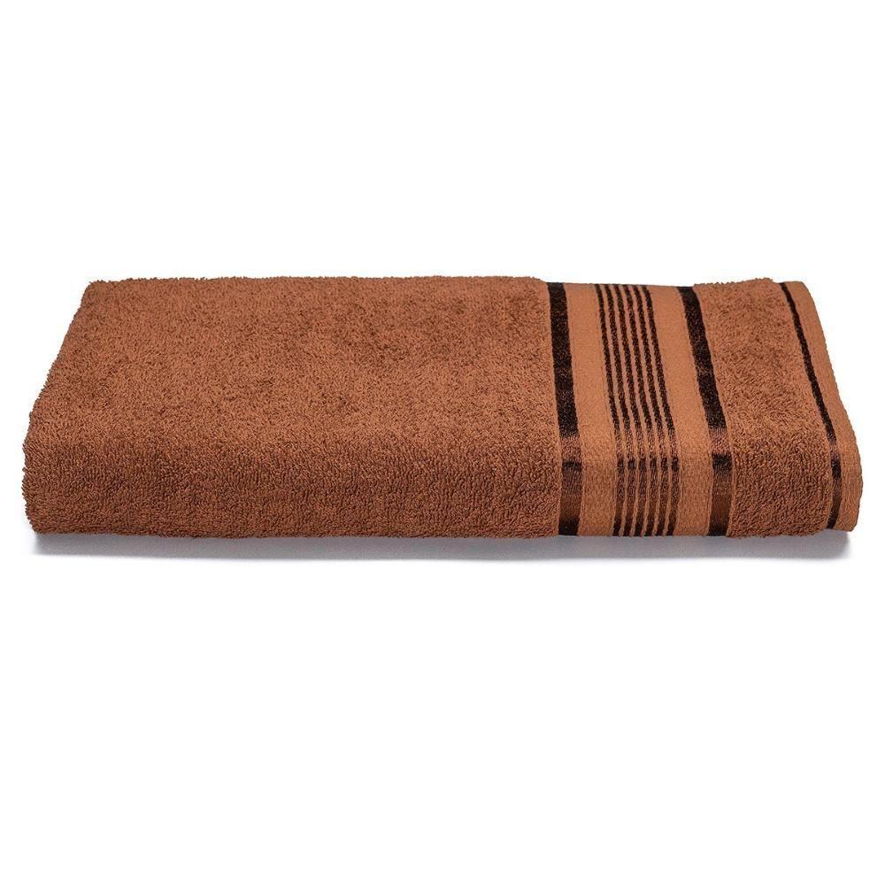 Toalha De Banho Gigante Banhão 80x180cm Alta Absorção 380g/m² - Marrom Marrom - 1