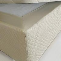 Saia Box Solteiro Olimpo Microfibra Matelassê - Bege - 3