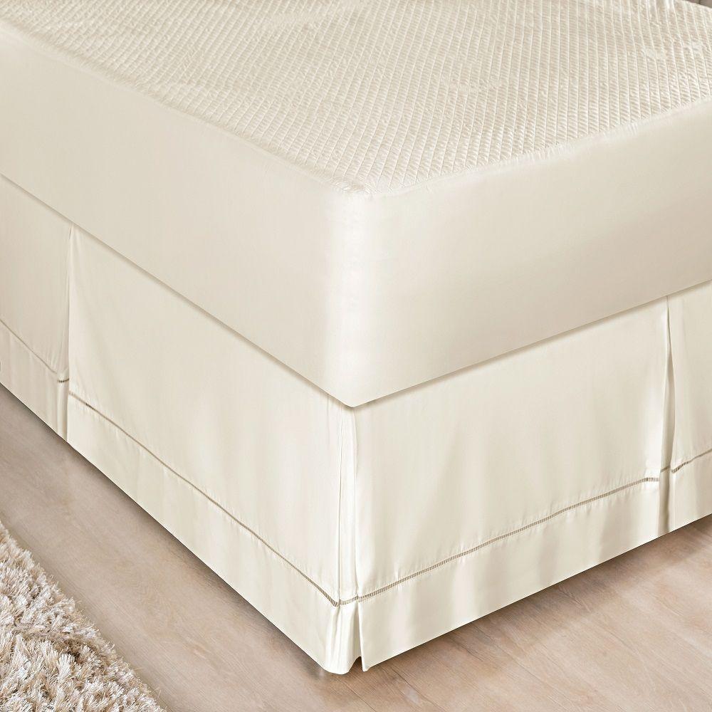 Saia Box Queen Ponto Palito Micropercal - Palha - 1