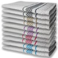 10 Panos De Prato Atoalhado Felpudo Az+vm+rx+mr+pr - 1