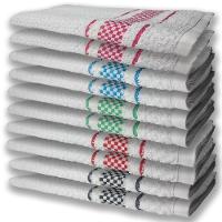 10 Panos De Prato Atoalhado Felpudo Premium Pr+Vm+Vd+Az+Rs - 1