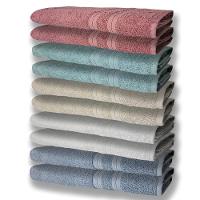 10 Toalhas Grande Grossa 2 Azul 2 Branco 2 Bege 2 Verde 2 Re - 1