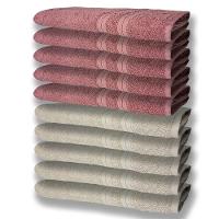 10 Toalhas Grande E Grossa 5 Bege 5 Rosê - 1