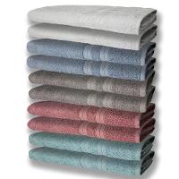 10 Toalhas Grande 2 Verde 2 Rosê 2 Cinza 2 Azul 2 Branco - 1