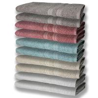 10 Toalhas Grande 2 Branco 2 Bege 2 Verde 2 Rosê 2 Cinza - 1