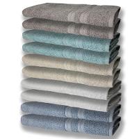 10 Toalhas Grande 2 Azul 2 Branco 2 Bege 2 Verde 2 Cinza - 1