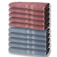 10 Toalhas Grande E Grossa 5 Azul 5 Rose - 1