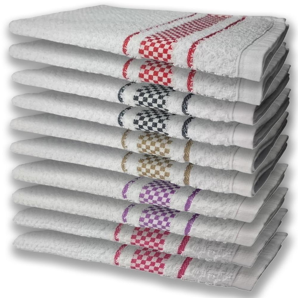 10 Panos De Prato Atoalhado Felpudo Premium Rs+Rx+Mr+Pr+Vm - 1