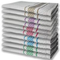 10 Panos De Prato Atoalhado Felpudo Vd+az+rs+rx+mr - 1