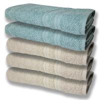 5 Toalhas Grande E Grossa Algodão Bege e Verde - 1