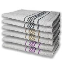 6 Panos De Prato Atoalhado Felpudo Premium Pr+Mr+Rx - 1