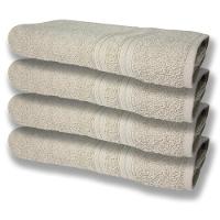 8 Toalhas Grande E Grossa 4 Branco 4 Bege - 2