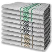 9 Panos De Prato Atoalhado Felpudo Marrom Preto e Verde - 1