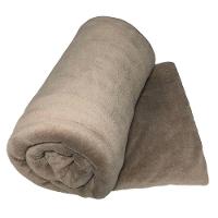 Cobertor Blush Casal Mantinha Felpuda 1 Peça - Bege - 1