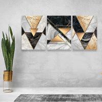 Kit Quadros Trio Triangle Forms