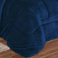 Coberdrom Apollo King + Manta Flannel 1 Peça Azul - 3