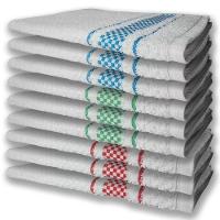 9 Panos De Prato Atoalhado Felpudo Verde Azul Vermelho - 1