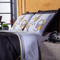 Jogo De Cama Branco Queen 04 Peças Micr 180 Fios - 2