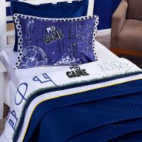 Jogo De Cama Futebol Solteiro 3Pçs Micropercal 180 Fios - 3