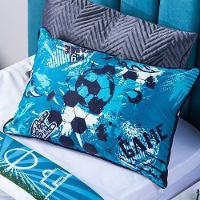 Jogo De Cama Futebol Branco Solt 3 Pçs Micr 180Fios - 7