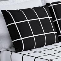 Jogo Cama Lençol Solteiro 200 Fios 2 Peças Preto - 3