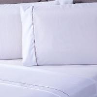 Jogo De Cama Liso Branco Solteiro 3 Pçs Micropercal 180 Fios - 2