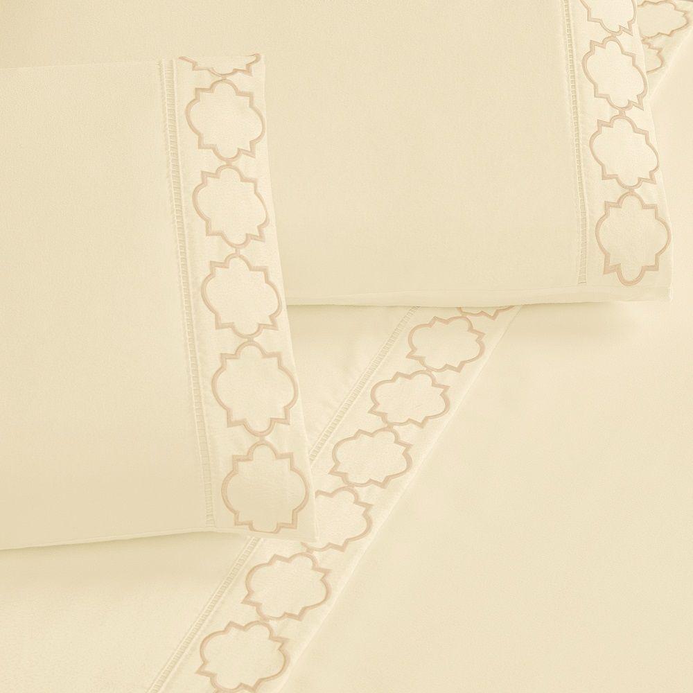 Jogo De Lençol Queen Isa Micropercal 300 Fios 4 Peças Palha - 3