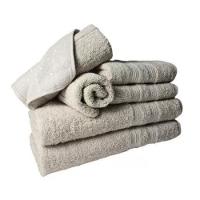 Jogo De Toalhas 4 Banhos 4 Rostos 4 Grande Grossa Bege Rosê - 9