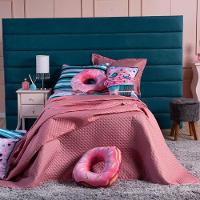 Kit Cobre Leito Donuts Dupla Face C/ Almofadas Solteiro 6Pçs - 2