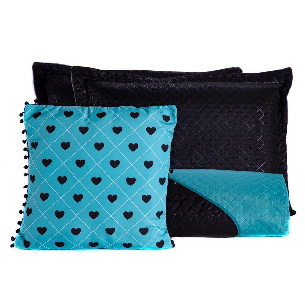 Kit Cobre Leito Dupla Face C/ Almofada Casal 04 Peças - 3