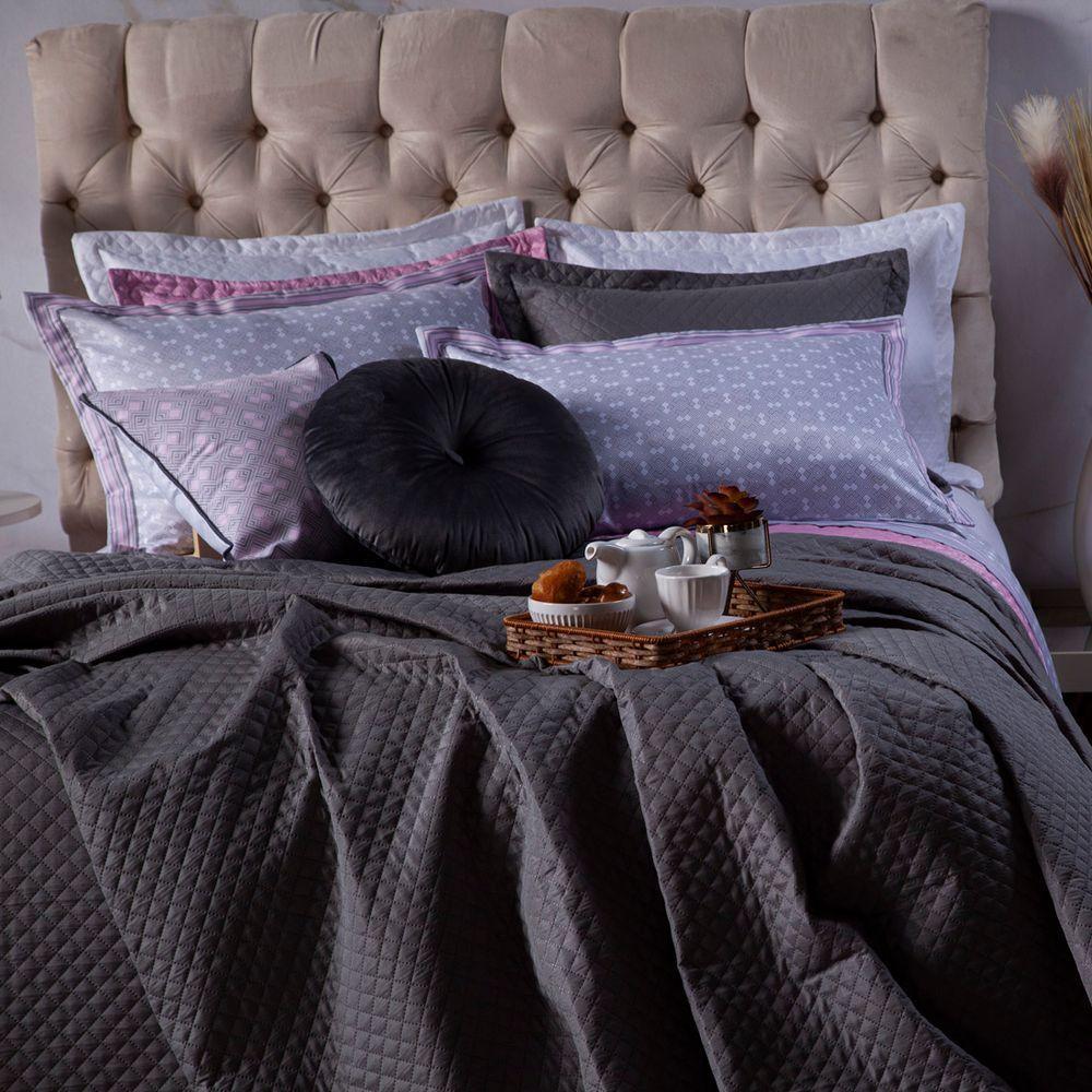 Kit Cobre Leito Dupla Face C/ Almofadas Casal 07Pçs - 5