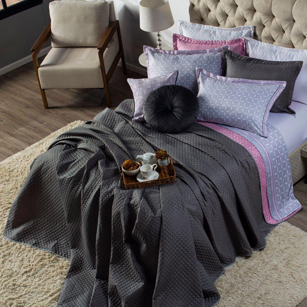 Kit Cobre Leito Dupla Face C/ Almofadas Casal 07Pçs - 7