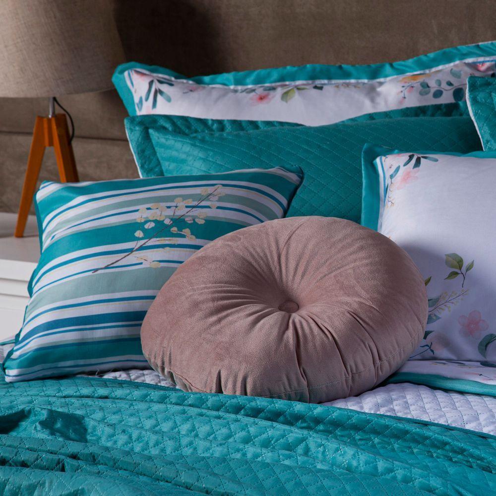 Kit Cobre Leito Dupla Face C/ Almofadas Casal 07Pçs - 6