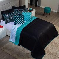 Kit Cobre Leito Dupla Face C/ Almofadas Casal 07 Peças - 7